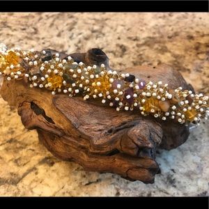 Handcrafted Semi-Precious Stones Beaded Bracelet